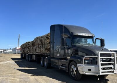 Fence Post Delivery - Holt Sales, Alberta